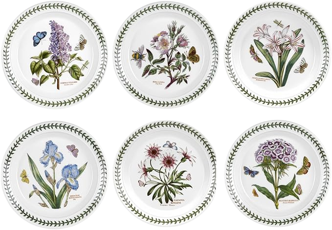 Portmeirion Gooloo Botanic Garden Salad Plates, Set of 6